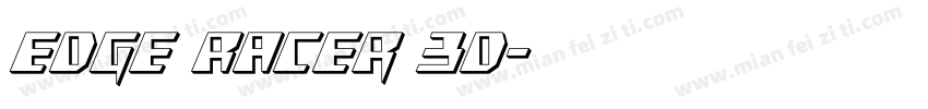 Edge Racer 3D字体转换